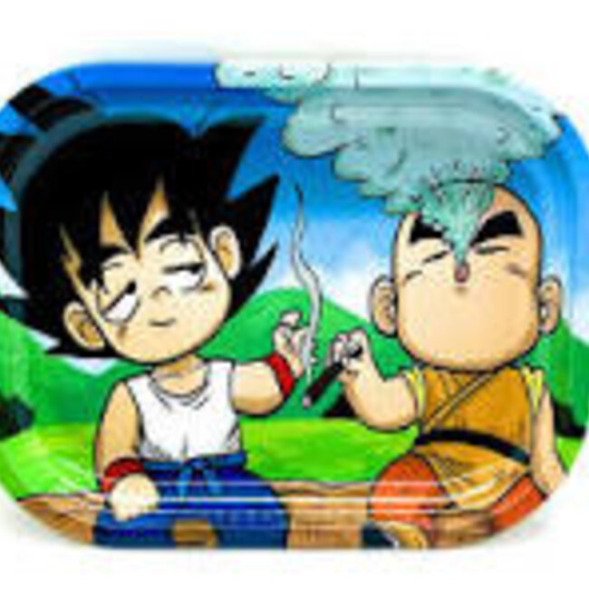 GOKU & KRILLIN METAL  LARGE ROLLING TRAY GOKU & KRILLIN METAL  LARGE ROLLING TRAY