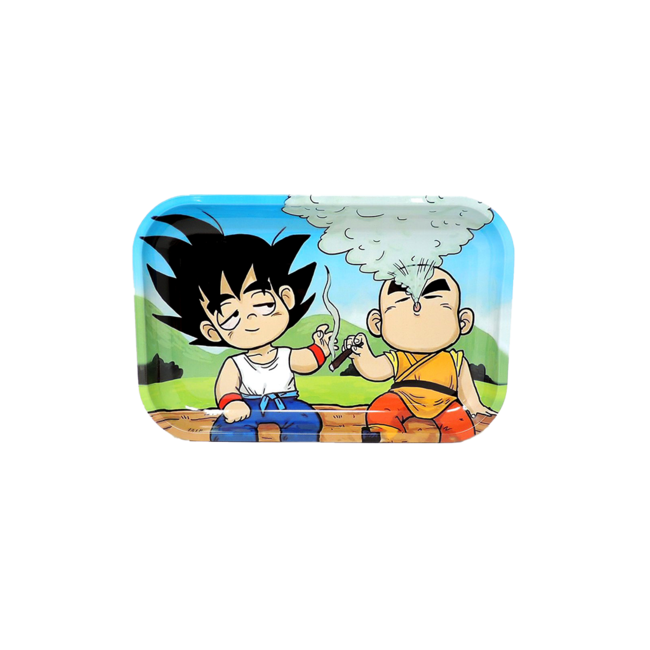 GOKU & KRILLIN METAL  LARGE ROLLING TRAY