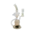 EXOTIC 8.5'' HEAVY FUMED BUBBLE TORNADO  RECYLER DAB RIG  C6341