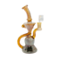 EXOTIC 8.5'' HEAVY FUMED BUBBLE TORNADO  RECYLER DAB RIG  C6341