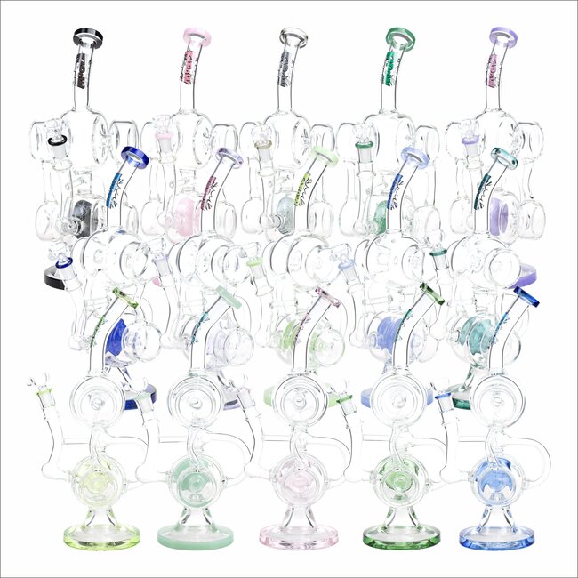 KAPOW  13'' TWIN DISC WATER PIPE C1572