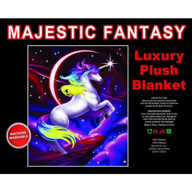 MAJESTIC FANTASY LUXURY BLANKET QUEEN