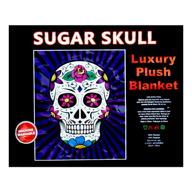 SUGAR SKULL LUXURY BLANKET QUEEN