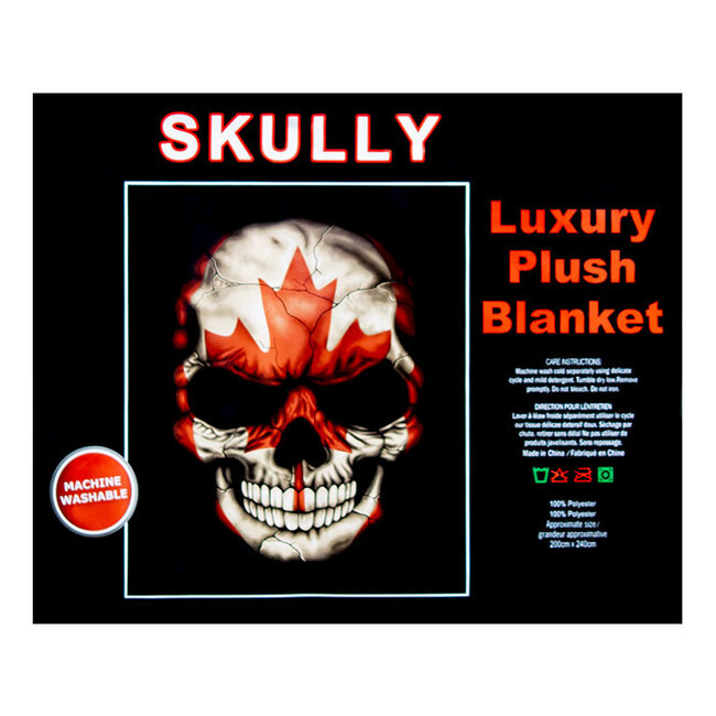 SKULLY LUXURY BLANKET QUEEN