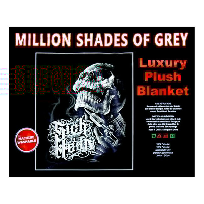 MILLION SHADES OF GREY LUXURY BLANKET QUEEN