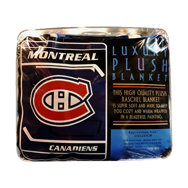 MONTREAL CANADIENS   LUXURY BLANKET QUEEN