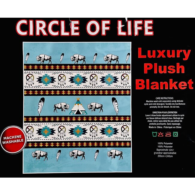CIRCLE OF LIFE  LUXURY BLANKET QUEEN