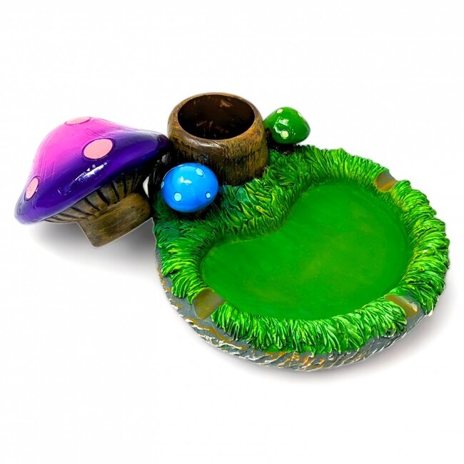 MUSHROOM ASHTRAY WITH STASH-ASH272