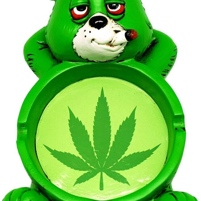 STONER BEAR POLYRESIN  ASHTRAY-ASH271