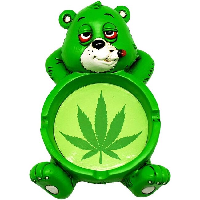 STONER BEAR POLYRESIN  ASHTRAY-ASH271