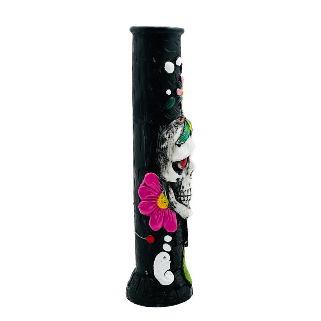 10'' ROSE SKULL RESIN  BONG OSH-175-07