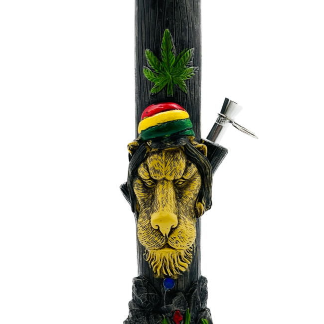 10'' DREAD LION  RESIN BONG OSH-175-06