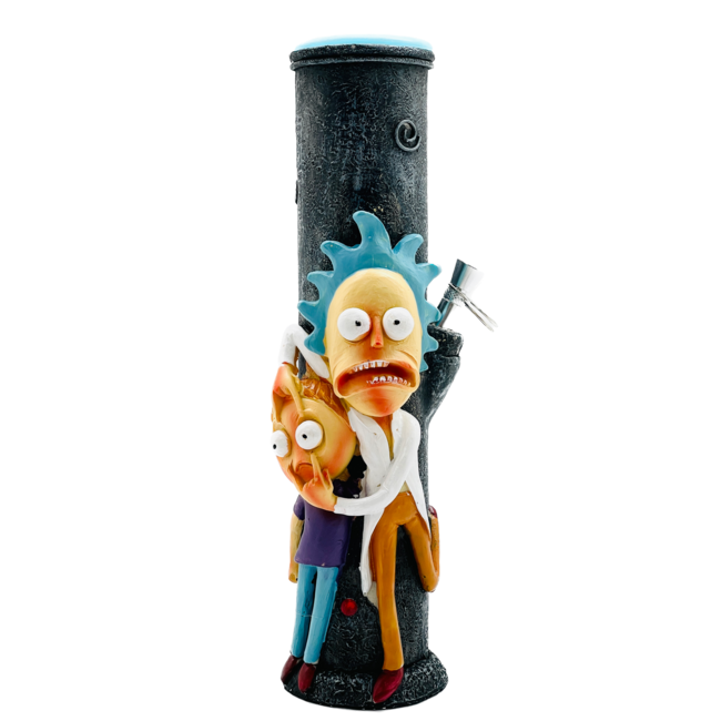 12'' RICK MORTY RESIN BONG  OSH-175-01