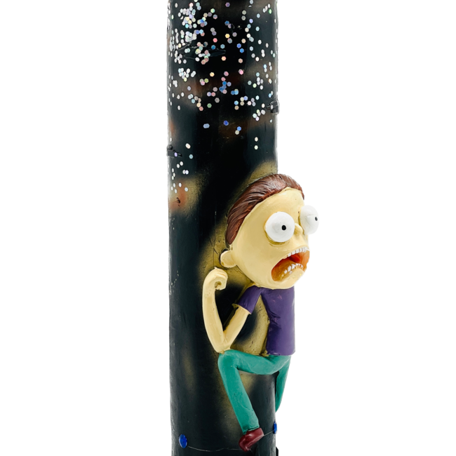 12'' RICK MORTY RESIN BONG  OSH-175-02