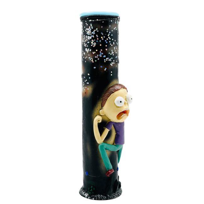 12'' RICK MORTY RESIN BONG  OSH-175-02