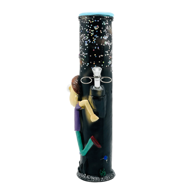 12'' RICK MORTY RESIN BONG  OSH-175-02