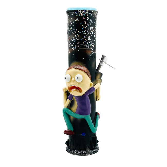 12'' RICK MORTY RESIN BONG  OSH-175-02