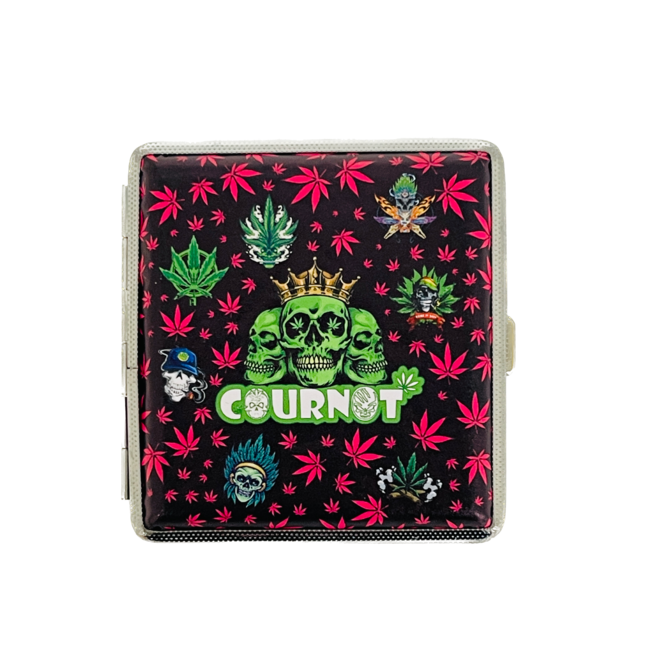 SKULL COURANOT 84MM CIGARETTE CASE