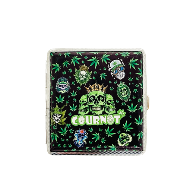 SKULL COURANOT 84MM CIGARETTE CASE