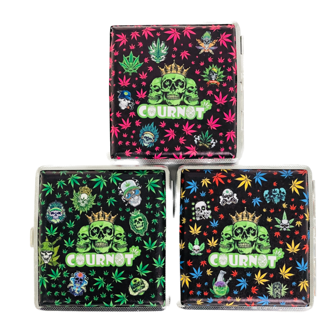 SKULL COURANOT 84MM CIGARETTE CASE