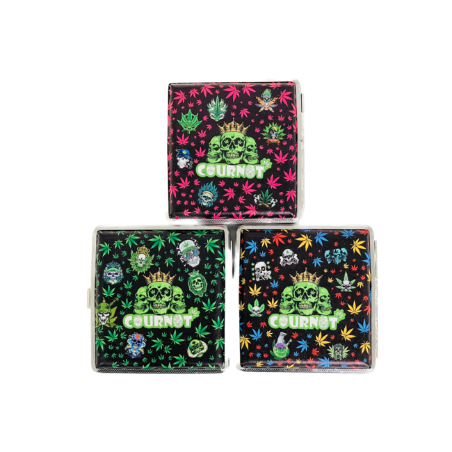 SKULL COURANOT 84MM CIGARETTE CASE