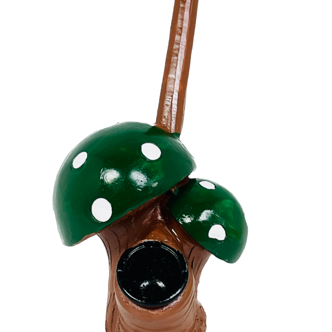 GREEN MUSHROOM  RESIN PIPE YD450-35