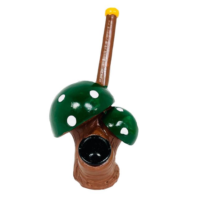 GREEN MUSHROOM  RESIN PIPE YD450-35