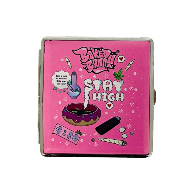 PINK BAKED BUNNY  CIGARETTE CASE CA74-BB