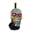 SILVER SUGER SKULL RESIN PIPE YD450-08-02