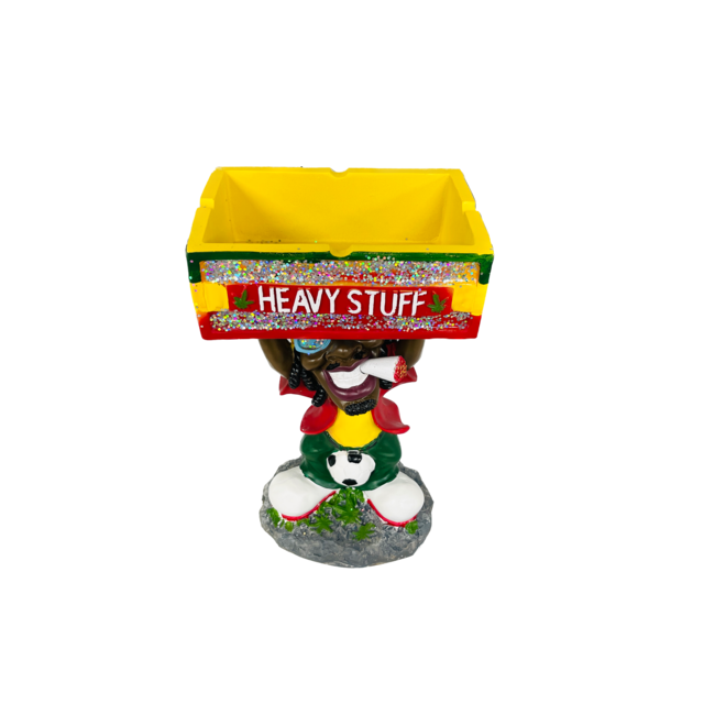 LARGE HEAVY STUFF JAMAICAN MAN ASHTRAY ASH-BIG-06