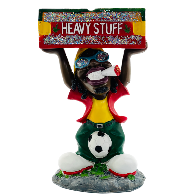 LARGE HEAVY STUFF JAMAICAN MAN ASHTRAY ASH-BIG-06