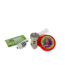 SUGER SKULL 3.5'' CLEAR  ALUMINUM PIPE WITH GRINDER YD351-SS-TY