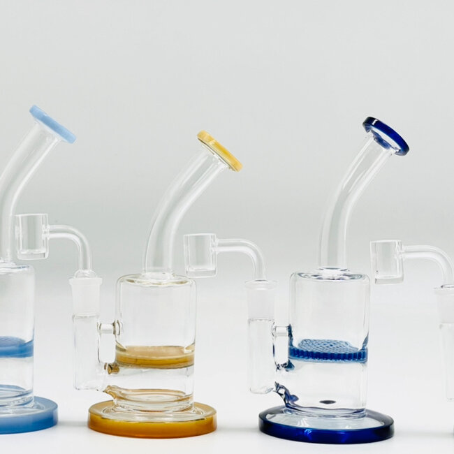 7'' HONEYCOMB PERCOLATOR DAB RIG C4107