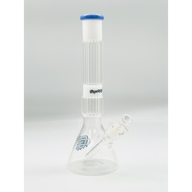 CRYSTAL GLASS 13'' BEAKER BONG C1526