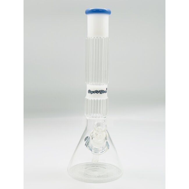 CRYSTAL GLASS 13'' BEAKER BONG C1526