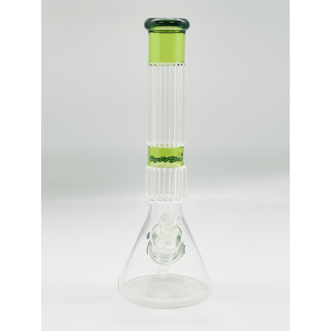 CRYSTAL GLASS 13'' BEAKER BONG C1526