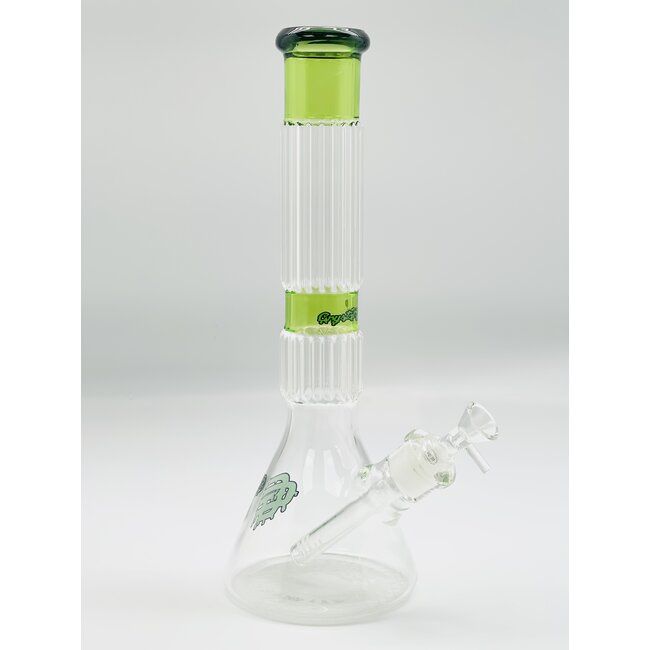 CRYSTAL GLASS 13'' BEAKER BONG C1526
