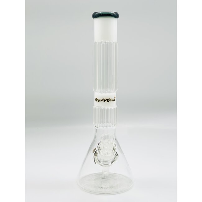 CRYSTAL GLASS 13'' BEAKER BONG C1526