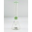 CRYSTAL GLASS 14'' BEAKER MANDALA BONG C1524