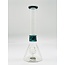 CRYSTAL GLASS 14'' BEAKER MANDALA BONG C1524