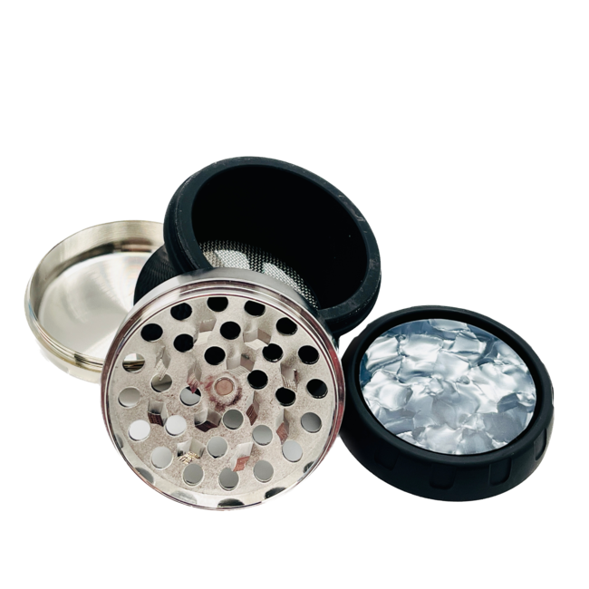 KAPOW 63MM 4 PART SPIN LID CURVED  GRINDER-SF63385