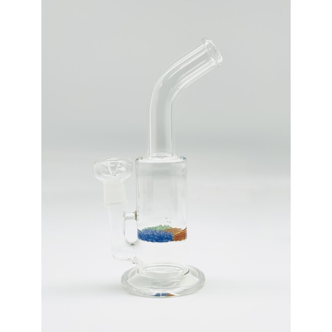 10'' CLEAR HONEYCOMB GLASS BONG