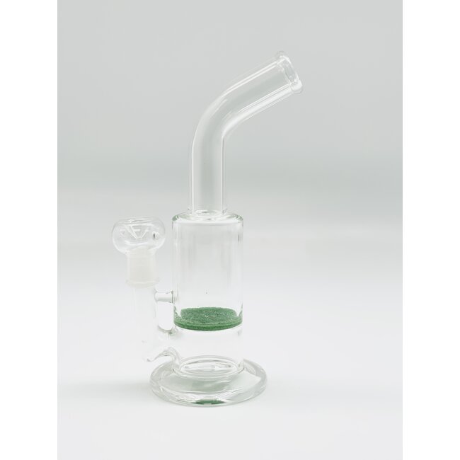 10'' CLEAR HONEYCOMB GLASS BONG