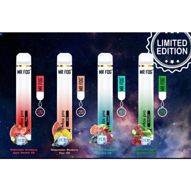 MR FOG MR FOG MAX PRO 2000 PUFFS LIMITED EDITION