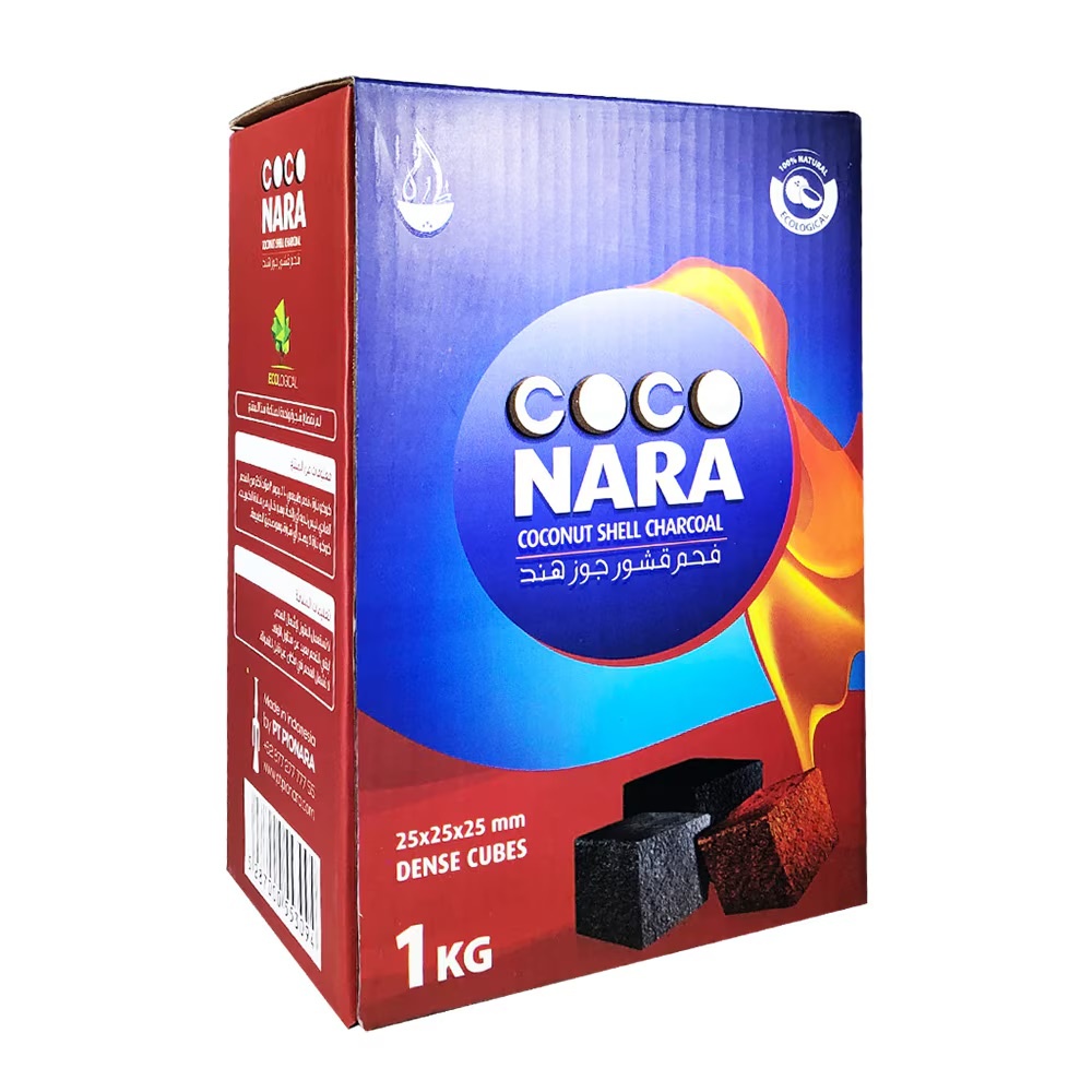 COCO NARA BIG CUBE HOOKAH CHARCOAL-72PC - Radical Vape Shop