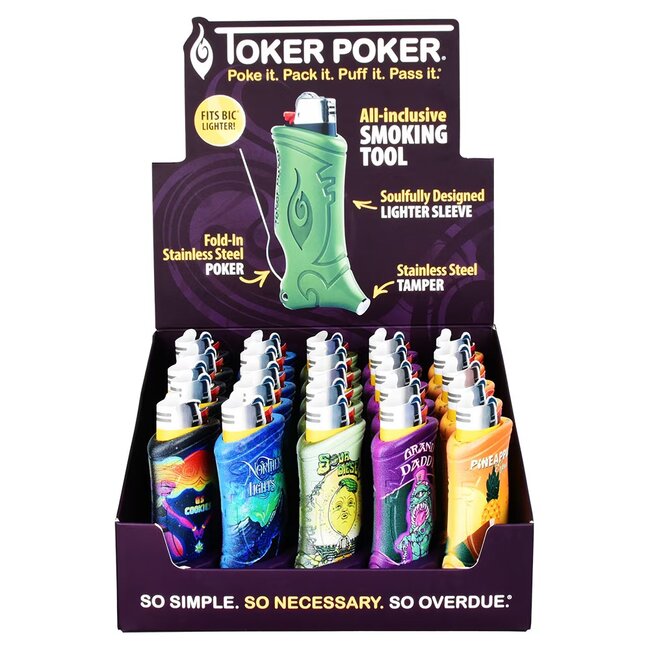 TOKER POKER LIGHTER SLEEVE 420 NUGS-LT685