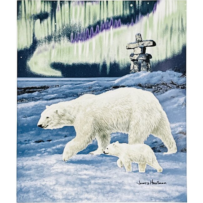 SOFARI COLLECTION POLAR BEAR LUXARY BLANKET QUEEN