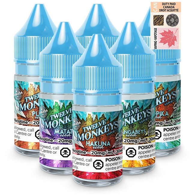 Twelve monkeys E-juice TWELVE MONKEYS ICED E-LIQUID SALT