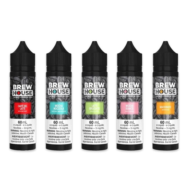 BREW HOUSE BREW  HOUSE E-LIQUID FREEBASE