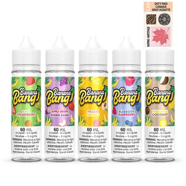 BANANA BANG BANANA BANG FREE BASE E-LIQUID